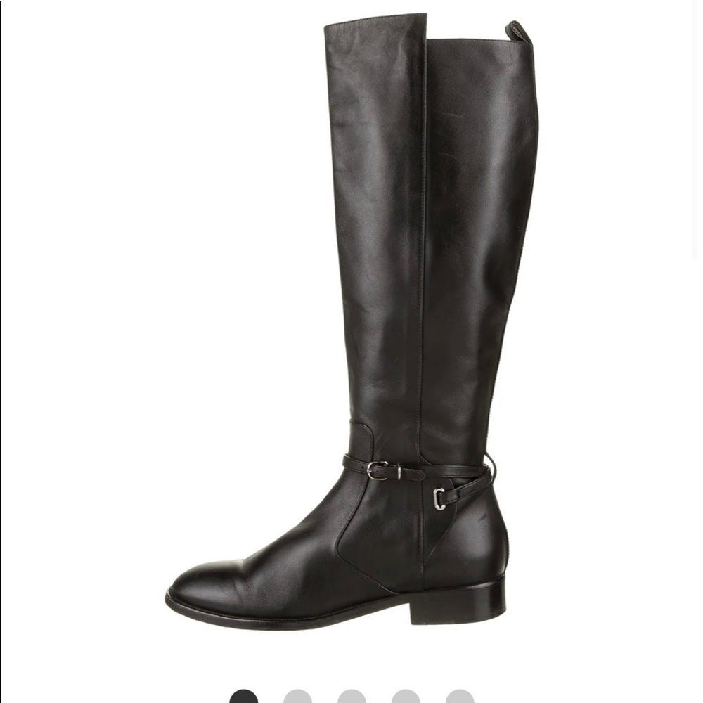 BALENCIAGA leather riding boots - Picture 2 of 14